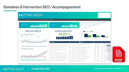 Seconde illustration du processus technique SEO de l'agence digitale Wimersion