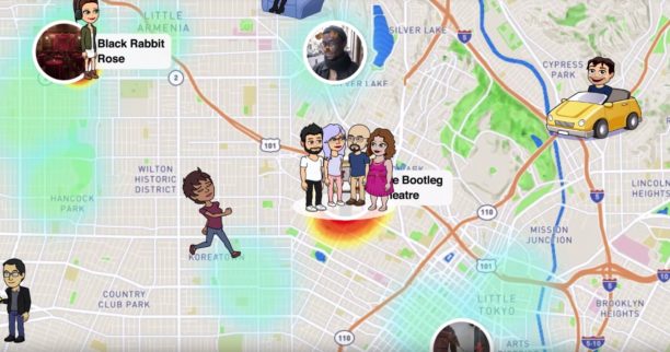 amis snapchat snapmap