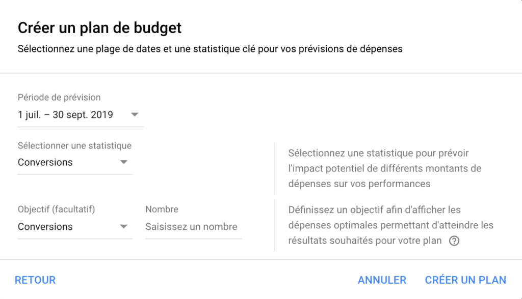 Planificateur de budget