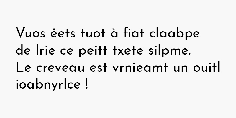 exemple de lecture à l'envers